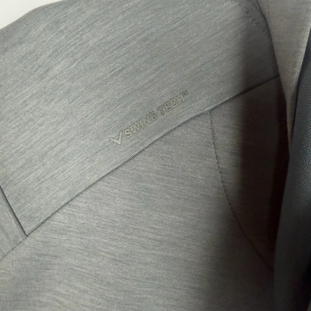 Men's Callaway Golf Gray Long Sleeve Shirt - Picture 4 of 6